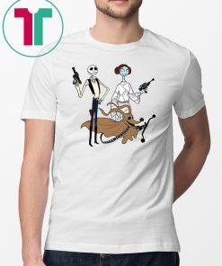 Jack Skellington Sally And Zero As Star Wars Custome Shirts