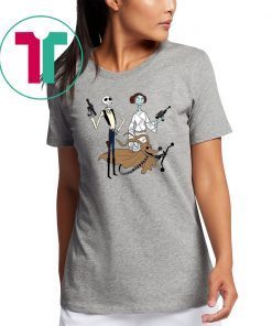 Jack Skellington Sally And Zero As Star Wars Custome Shirts