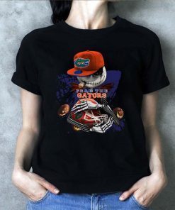 Jack skellington smoking fear the florida gators shirt