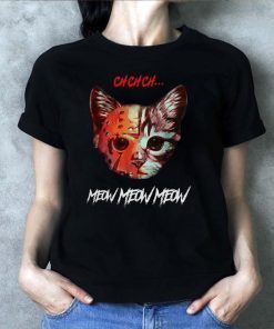 Jason Voorhees Cat Meow meow meow shirt