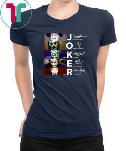Joker Jack Nicholson Joaquin Phoenix Mark Hamill Heath Ledger Cesar Romero Shirt