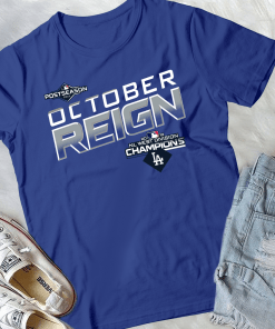 Los Angeles Dodgers 2019 NL West Division Champions Classic Tee Shirt