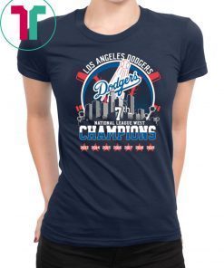 MLB los angeles dodgers 7th national league west champion shirt