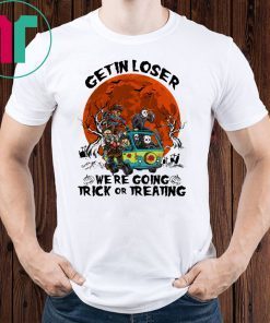 Massacre Machine Horror Get In Losers We’re Going Trick Or Treating T-Shirt