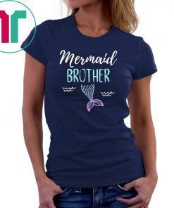 Mermaid Brother Family Birthday Party T-shirt