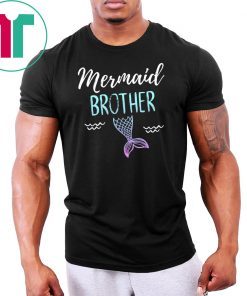 Mermaid Brother Family Birthday Party T-shirt