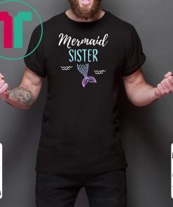 Mermaid Sister Family Birthday Party T-shirt