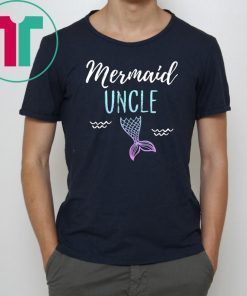 Mermaid Uncle Family Birthday Party T-shirt