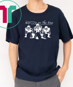 NFL My heart is on the line Shirt