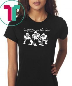 NFL My heart is on the line Shirt