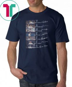 New york yankees players signatures mlb shirt