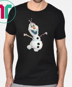 Olaf christmas light shirt