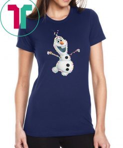 Olaf christmas light shirt