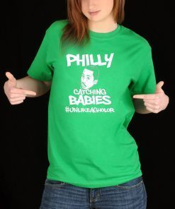 Womens Philly Catching Babies Unlike Agholor Tee Shirt