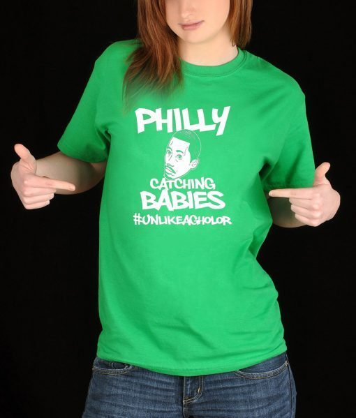 Womens Philly Catching Babies Unlike Agholor Tee Shirt