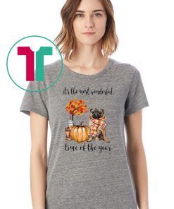 Pug its the most wonderful time of the year T-Shirt