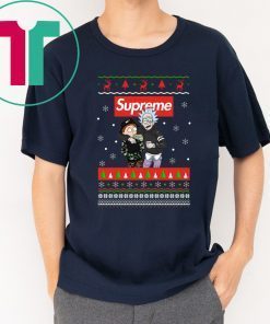 Rick And Morty Supreme Christmas Sweatshirt Funny