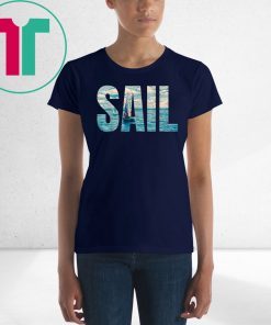 Sail Impressionistic Sailing Art T-Shirt
