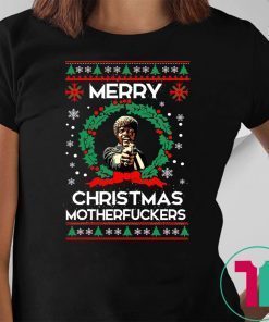 Samuel L Jackson Merry Christmas motherfucker sweater T-Shirt