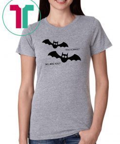 Scared Bats Funny Halloween Shirt