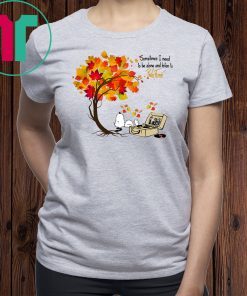 Snoopy sometimes I need to be alone and listen to pink floyd shirt