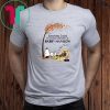 Snoopy sometimes i need to be alone and listen to josh groban Tee Shirt