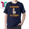 So Awesome It's Scary Mummy Llama Halloween Kid T-shirt