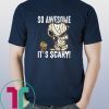 So Awesome It's Scary Mummy Snoopy Kids T-shirt