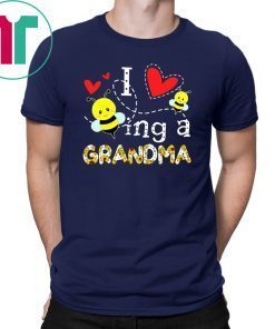 Sunflower Bee I love being a grandma shirt