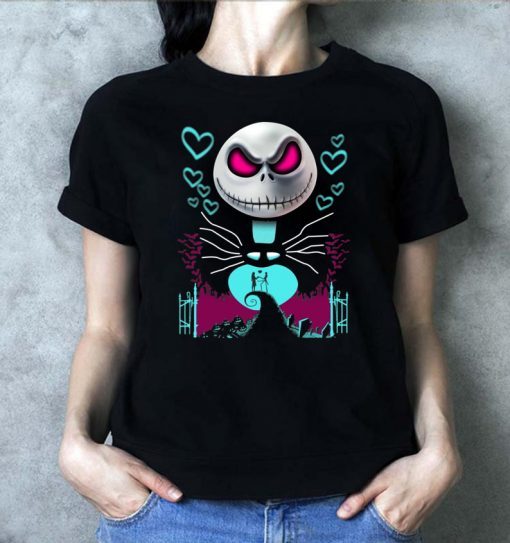 The Nightmare Before Christmas Jack Skellington & Sally A Night Of Love Shirt