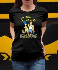 The simpsons-30th anniversary 1989-2019 thank you for memories Shirt