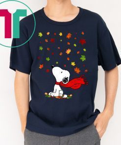 The snoopy leaf fall hello autumn Shirt