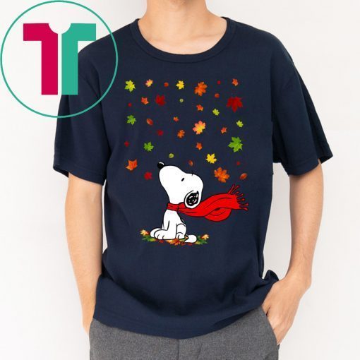 The snoopy leaf fall hello autumn Shirt