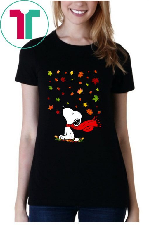 The snoopy leaf fall hello autumn Shirt