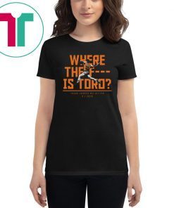 Where The F Is Toro Classic Tee Shirts