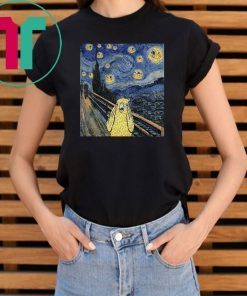 Vincent van gogh the starry night bird shirt