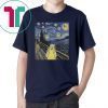 Vincent van gogh the starry night bird shirt