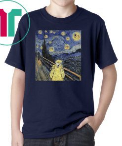 Vincent van gogh the starry night bird shirt