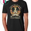 Yoga I’m mostly peace love and light and a little go fuck yourself vintage shirt