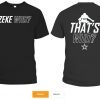 Zeke Who Dallas Cowboys T-Shirt