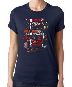 chucky jason voorhees leatherface michael myers ghotsfacce hallowwen shirt