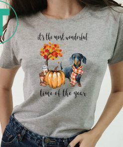 dachshund it's the most wonderful time of the year Shirt