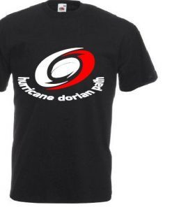 hurricane Dorian path tshirt men women