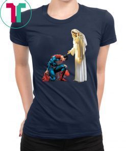 superman kneel before jesus T-Shirt