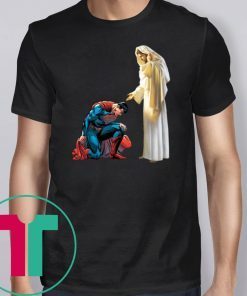 superman kneel before jesus T-Shirt