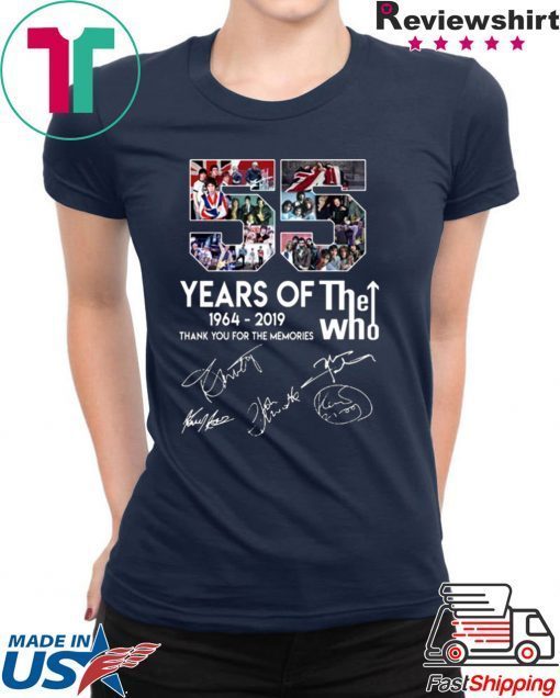 55 Years of The Who shirt