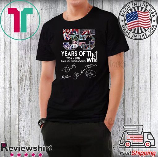 55 Years of The Who shirt