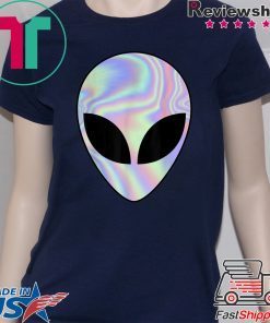 Alien Head T Shirt Colorful Alien Shirt