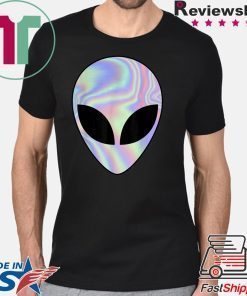 Alien Head T Shirt Colorful Alien Shirt