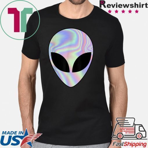 Alien Head T Shirt Colorful Alien Shirt